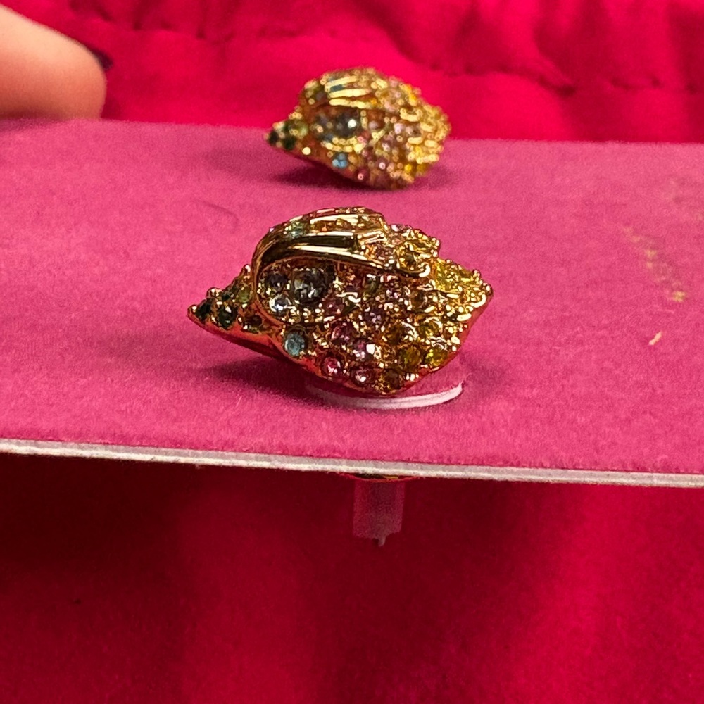 Kurt Geiger London Eagle Stud Earrings | Multicolor Crystal | NWT - Picture 5 of 6